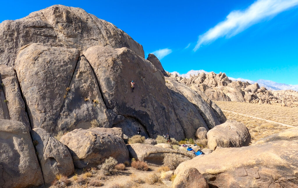 sport climbing Alabama hills